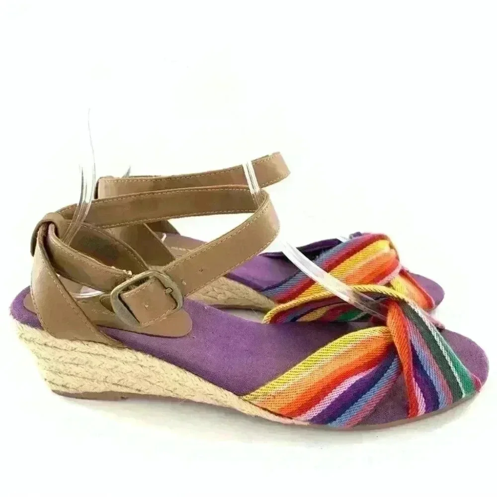 Rock & candy by zigi size 8 Tweety multicolored bright colorful Espadrilles